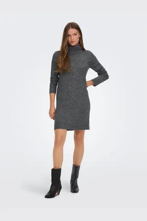 JDY Gebreide jurk ELANORA L/S COWLNECK DRESS KNT NOOS