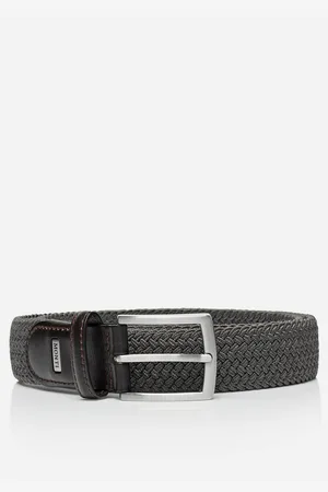 Carlo Monti Stretch riem Hamburg 3,5 cm breed, elastische vlechtriem, casual-business-sportief