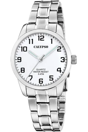 Calypso Kwartshorloge Basic Horloge, dameshorloge, stalen band, analoog