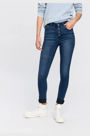 ARIZONA Skinny fit jeans Ultra Stretch extra-strakke been snit, hoge taille, enkel-lang