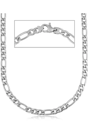Firetti Edelstalen ketting Sieraden cadeau halsketting figaroketting past bij hoodies, jurken, shirts, jeans, sneakers! gelegenheid: verjaardag, kerstmis
