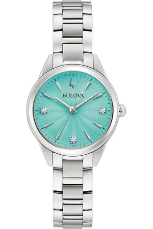 BULOVA Kwartshorloge Horloge, dameshorloge, stalen band, analoog