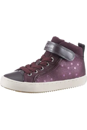 Geox Sneakers J KALISPERA GIRL I High top sneaker, veterschoenen, vrijetijdsschoen met elastische band