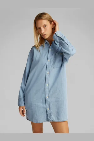 Calvin Klein Jeans jurk TENCEL LOOSE SHIRT DENIM DRESS