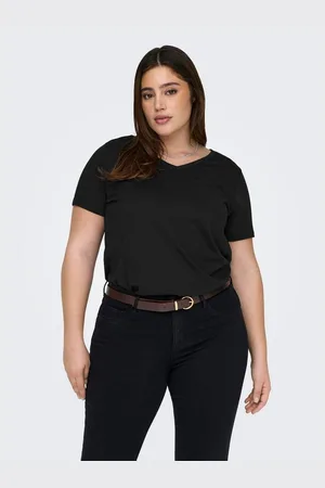 ONLY Shirt met V-hals CARBONNIE LIFE S/S V A-SHAPE TEE NOOS