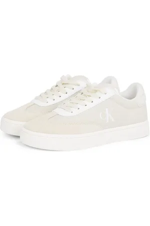 Calvin Klein Sneakers CLASSIC CUPSOLE LOW MIX MG WN veterschoenen, vrijetijdsschoen, lage schoen met logo-opschrift aan de zijkant