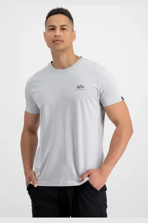 Alpha Industries Shirt met ronde hals BASIC T SMALL LOGO
