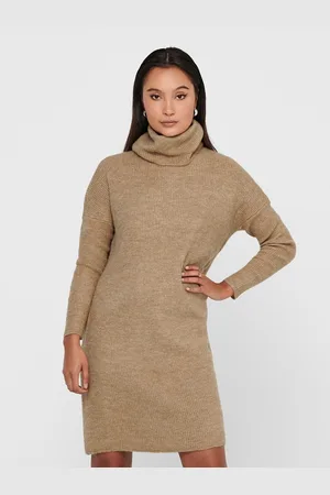 ONLY Gebreide jurk ONLJANA L/S COWLNCK DRESS