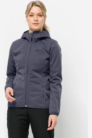 Jack Wolfskin Softshell-jack WINDHAIN HOODY W