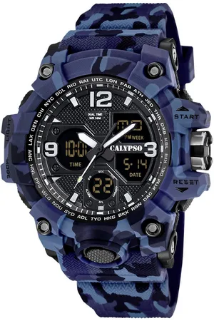 Calypso Chronograaf X-Trem Quartzhorloge, horloge, herrenuur, analoog, digitaal, dag, maand