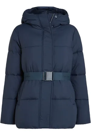 Calvin Klein Gewatteerde jas LOGO BELT SHORT PUFFER