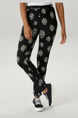 Aniston Comfortbroek met trendy bloemenprint allover - nieuwe collectie