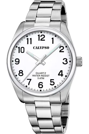 Calypso Kwartshorloge Basic Horloge, herenhorloge, stalen band, analoog