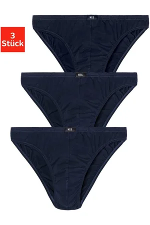 H.I.S Slip Minislip van zacht katoen-stretch (set, 3 stuks)