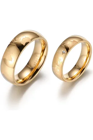 Firetti Partnerring Sieraad cadeau "LIEFDE" Aarde met of zonder zirkoon (synthetisch)