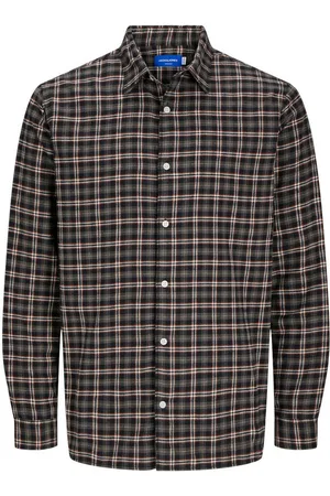 JACK & JONES Overhemd met lange mouwen JORJOSHUA FLANNEL CHECK SHIRT LS