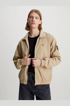 Calvin Klein Outdoorjack UNPADDED HARRINGTON met -logobadge