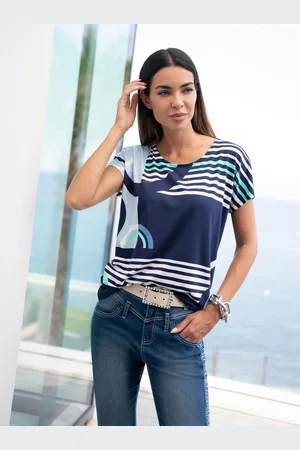 Heine Shirt met korte mouwen Gedessineerd shirt (1-delig)