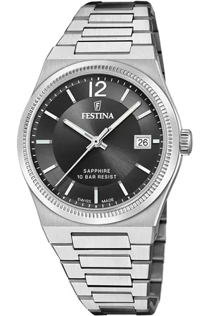 Festina Kwartshorloge Rivé Collection Polshorloge, dameshorloge, Swiss Made, saffierglas, tot 10 bar waterdicht