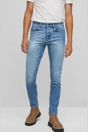 HUGO BOSS Regular fit jeans Taber BC-C met merklabel