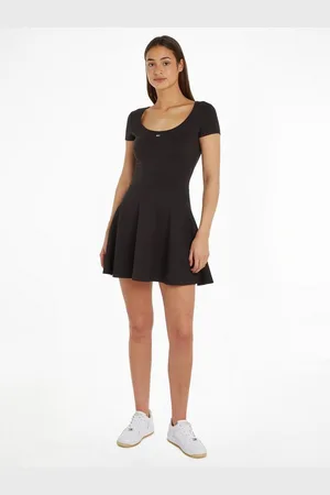Tommy Hilfiger Blousejurk TJW SS FIT & FLARE DRESS EXT