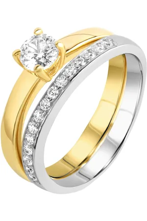 Firetti Ringenset Multipack sieraden cadeau zilver 925 vinger ringen (set, 2-delig)