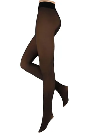 sarlini Thermopanty DAMES FLEECE VOERING LEGGINGS in transparante look