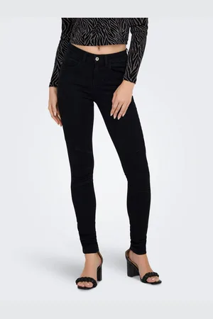 ONLY Skinny fit jeans ONLHUSH MID WAIST SK BIKER COIN DNM MAS