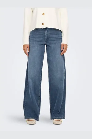 ONLY High-waist jeans ONLMADISON BLUSH HW WIDE DNM TAI853 NOOS