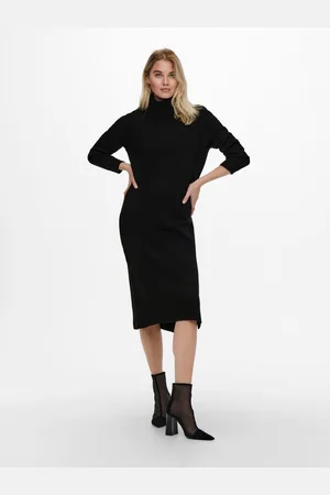 ONLY Gebreide jurk ONLBRANDIE L/S ROLL NECK DRESS