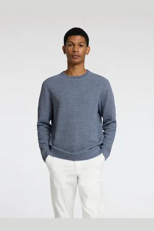 SELECTED Gebreide trui SLHROSS LS KNIT STRUCTURE CREW NECK NOOS