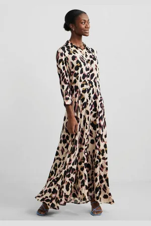 Y.A.S Jurk met overhemdkraag YASSAVANNA LONG SHIRT DRESS