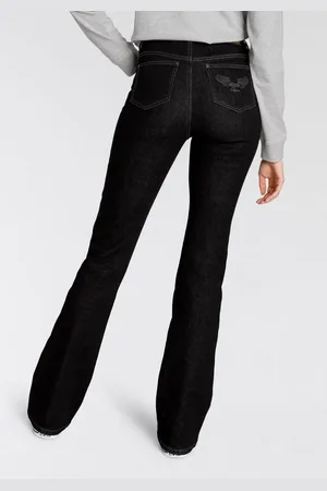 ARIZONA Bootcut jeans Comfort Fit uitlopende pasvorm, met steekzakken, hoge taille