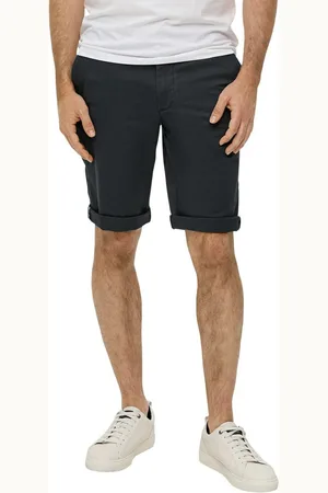QS by s.Oliver Chino met katoenen stretch, bermuda-stijl