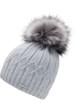 Chillouts Pomponmuts Letizia Hat met afneembare faux-fur pompon
