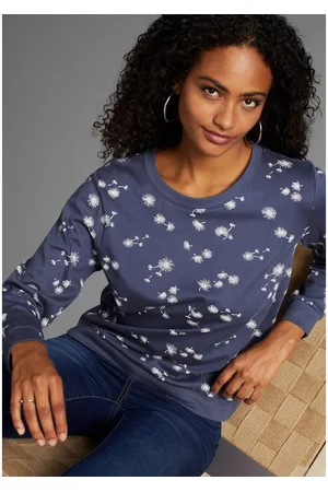 KangaROOS Sweatshirt met paardenbloem allover-print