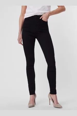 VERO MODA Skinny fit jeans VMSANDRA SHR SKINNY JEANS BLACK NOOS