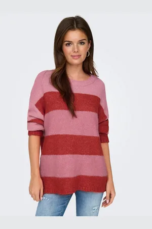 ONLY Trui met ronde hals ONLFILONE LIFE LS O-NECK CC KNT