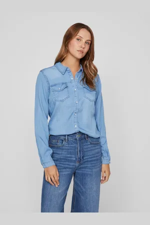 VILA Jeans blouse VIBISTA DENIM SHIRT/SU-NOOS