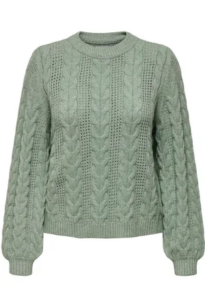 ONLY Trui met ronde hals ONLRUBINA LS CABLE O-NECK KNT NOOS
