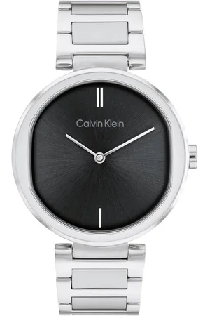 Calvin Klein Kwartshorloge Timeless Polshorloge, dameshorloge, mineraalglas, roestvrijstalen armband