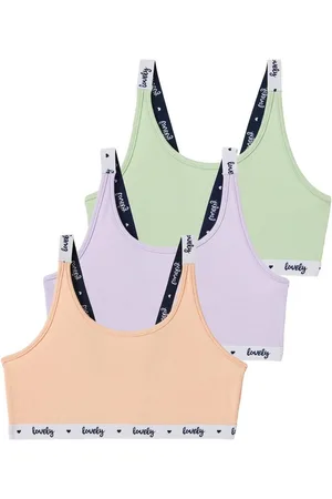 Buffalo Bustier met bedrukte bandjes (set, 3-delig)
