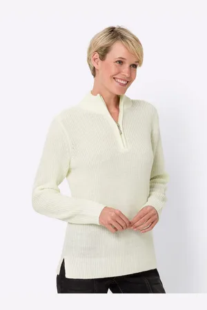 Classic Basics Trui met staande kraag Trui