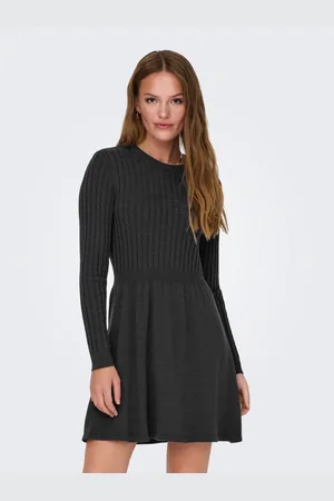 ONLY Gebreide jurk ONLFIA LS CABLE DRESS KNT