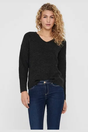 ONLY Gebreide trui ONLCAMILLA V-NECK L/S PULLOVER KNT NOOS