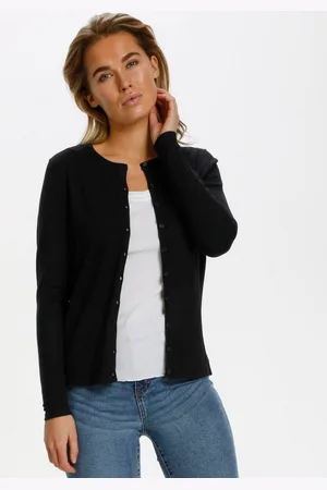 Saint Tropez Cardigan MilaSZ A8661 chique materialenmix in vele kleuren