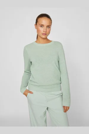 VILA Trui met ronde hals VIDALO O-NECK L/S KNIT TOP- NOOS