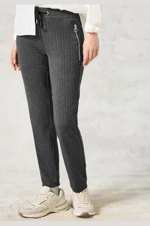 CECIL Stoffen broek Stijl Tracey in naaldstrepenlook