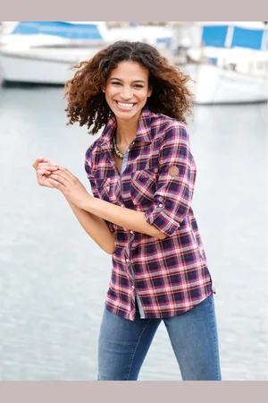Casual Looks Flanellen blouse