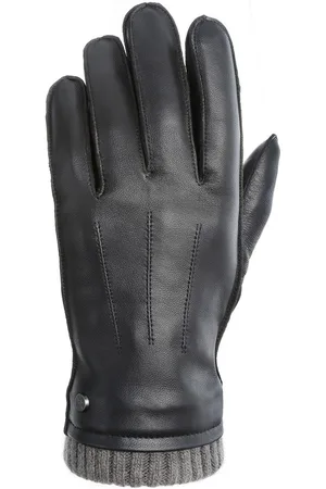 Pearlwood Leren handschoenen Jackson decoratieve naden